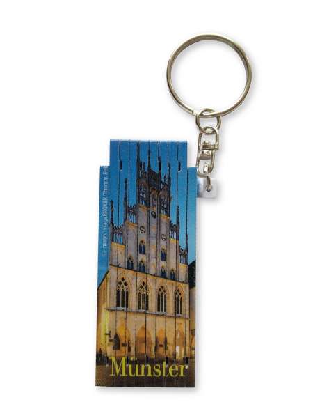 Schlüsselanhänger Zollstock Rathaus