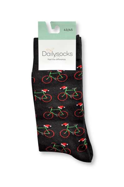 Weihnachts-Socke Fahrrad