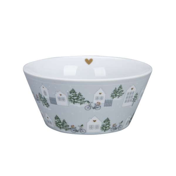 Schale Fahrrad in der Stadt - Krasilnikoff