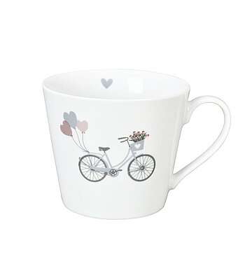 Tasse Fahrrad mit Ballons Krasilnikoff
