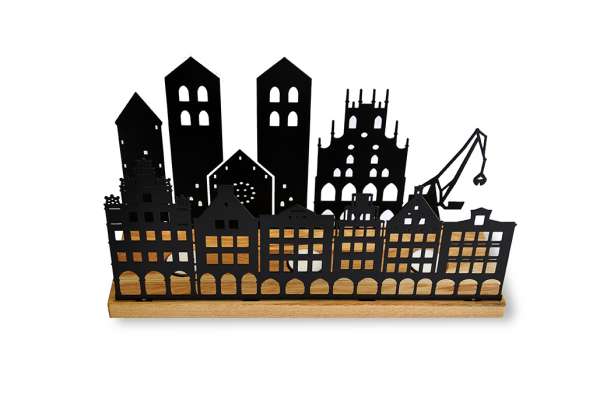 Münster Skyline Teelichthalter
