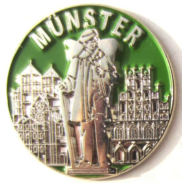 Ansteckpin - Münze Kiepenkerl Collage