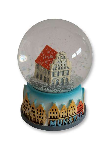 Schneekugel Münster Rathaus