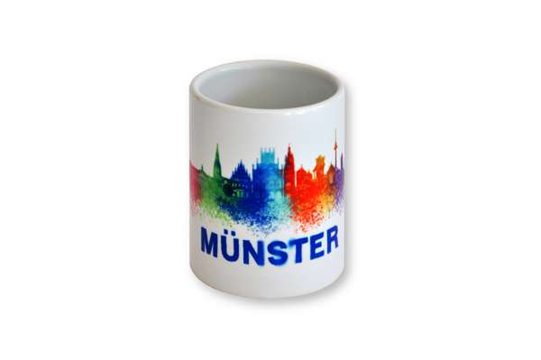 Espresso-Tasse bunte Skyline