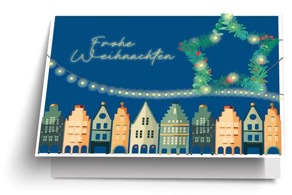 Klappkarte Lichter Prinzipalmarkt mmm