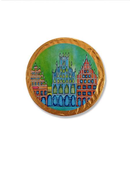 Schokoladentaler - Münster Giebelhäuser