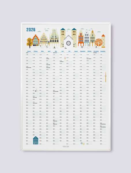Jahresplaner Kalender 2026 Fehrl