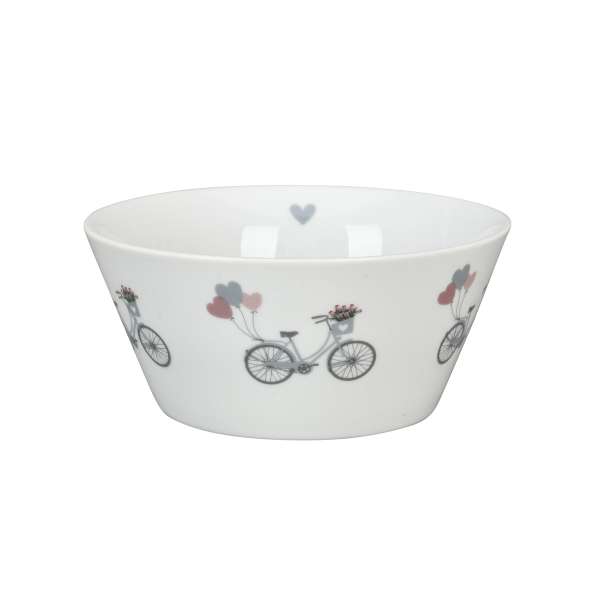 Schale Fahrrad mit Ballons Krasilnikoff